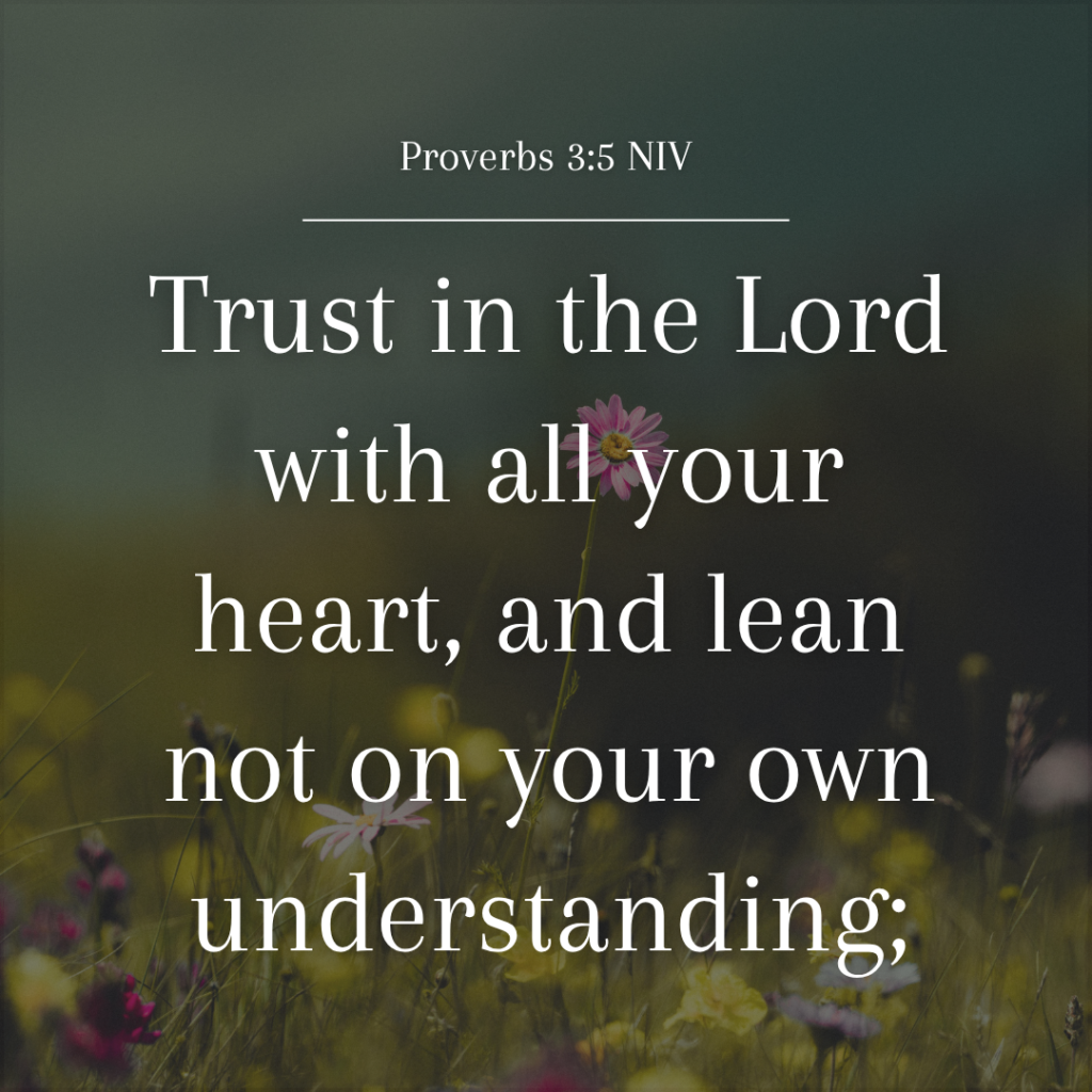 Proverbs 3:5